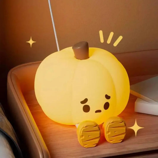 Spooky-Cute Pumpkin Night Light