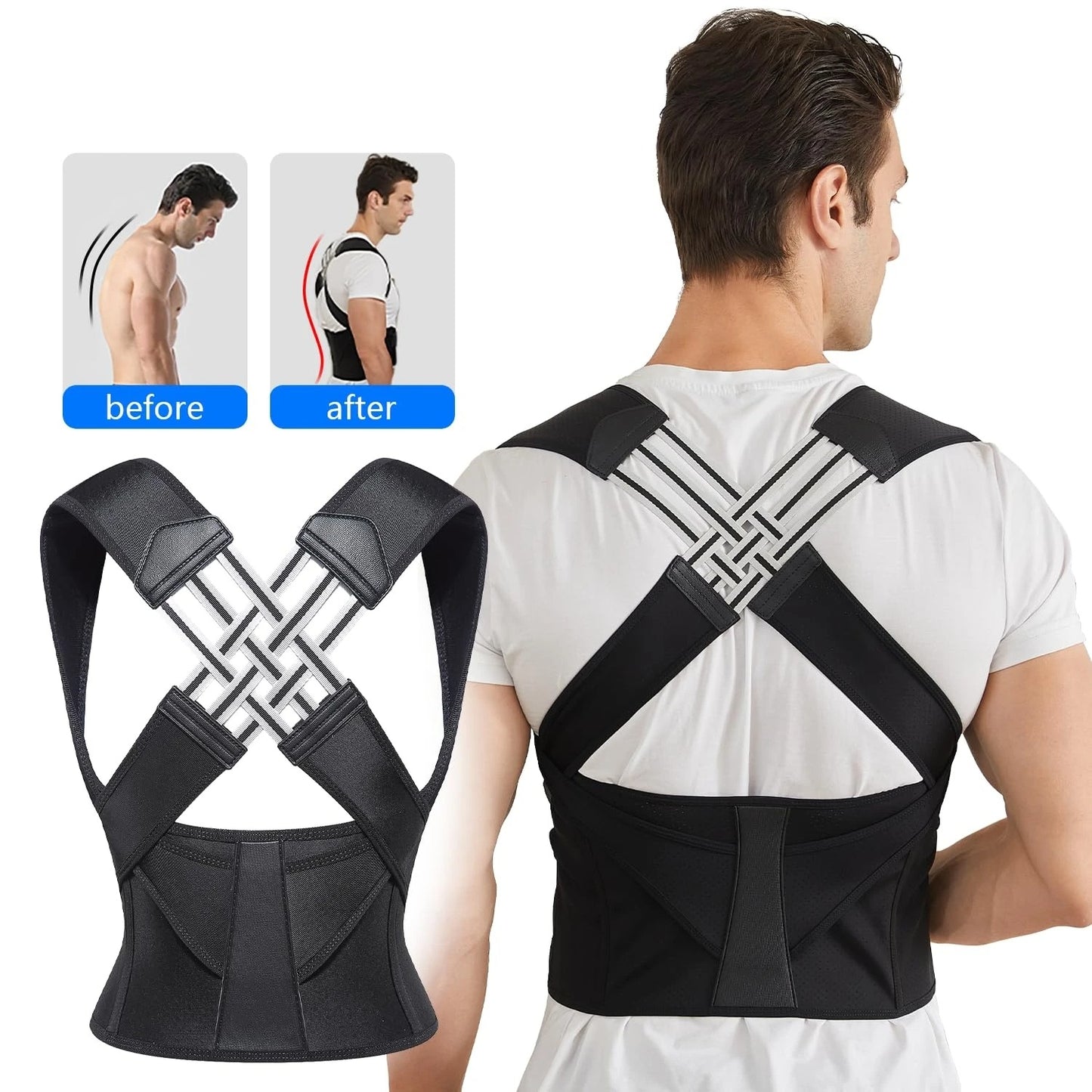 Upper & Lower Back Support Posture Corrector