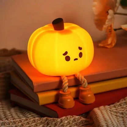 Spooky-Cute Pumpkin Night Light