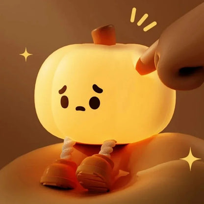 Spooky-Cute Pumpkin Night Light