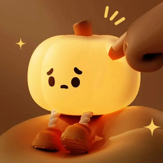 Spooky-Cute Pumpkin Night Light