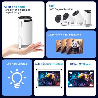 Screen Projector 4K HD